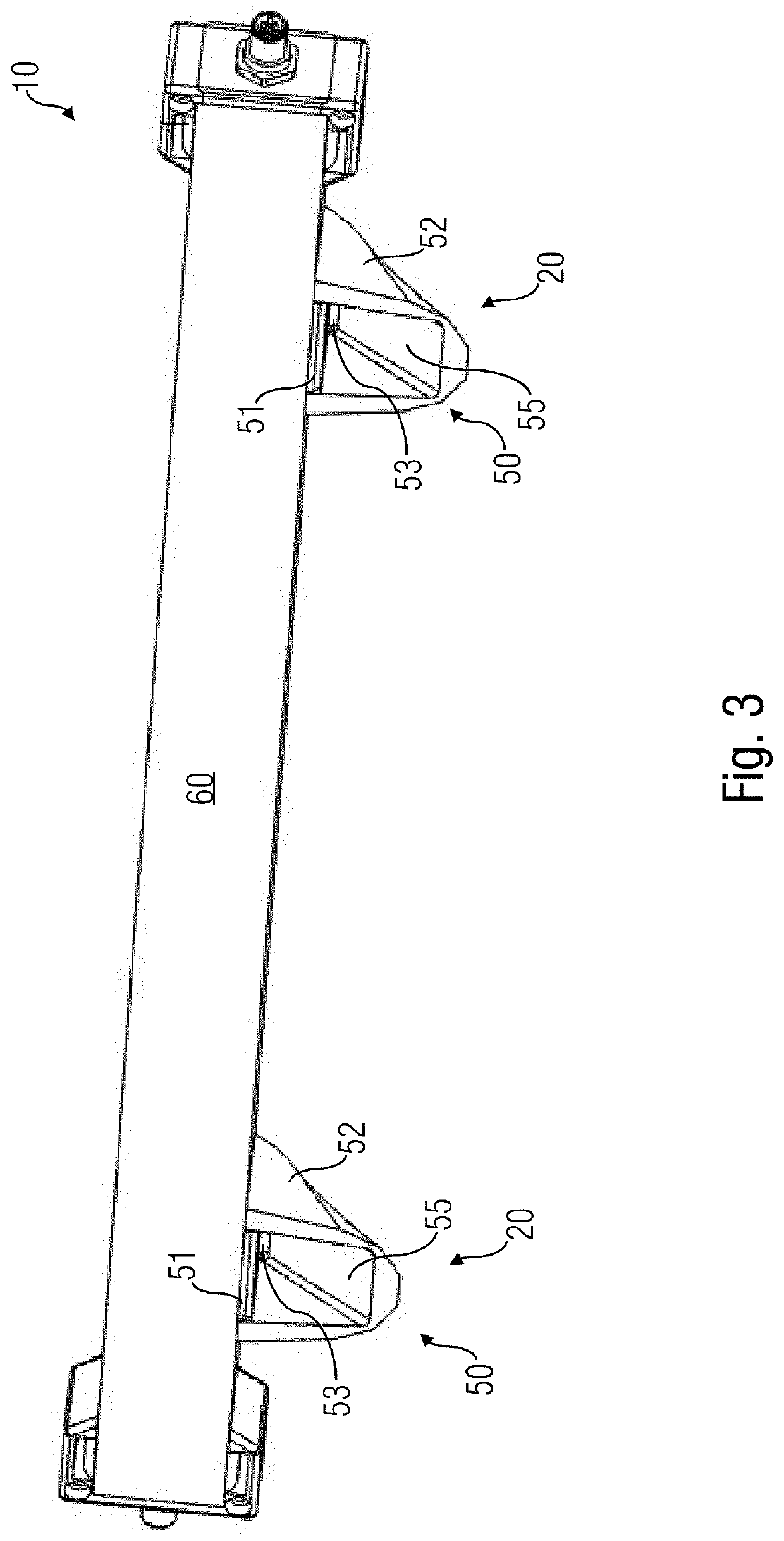 Distance measurement system for a vehicle