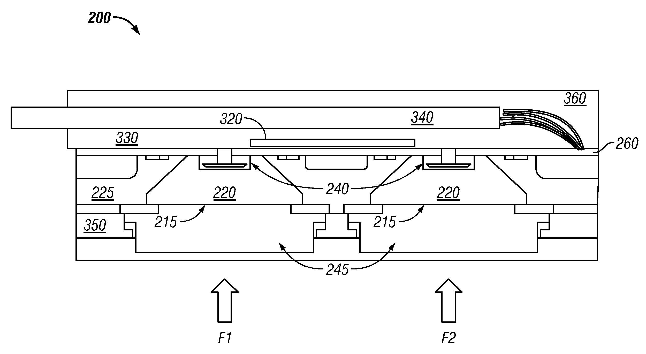 Method and system for measuring flow at patient utilizing differential force sensor