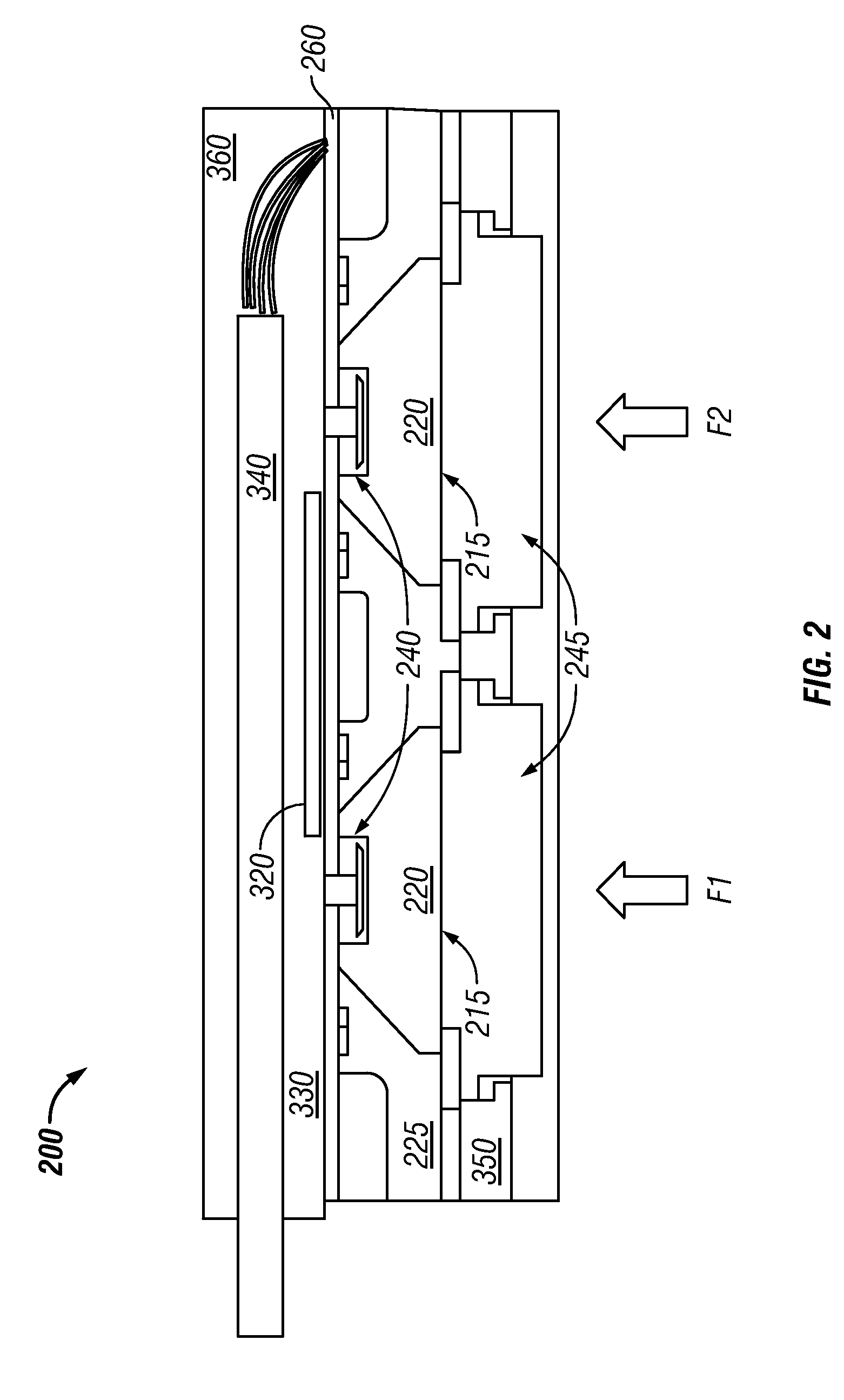 Method and system for measuring flow at patient utilizing differential force sensor