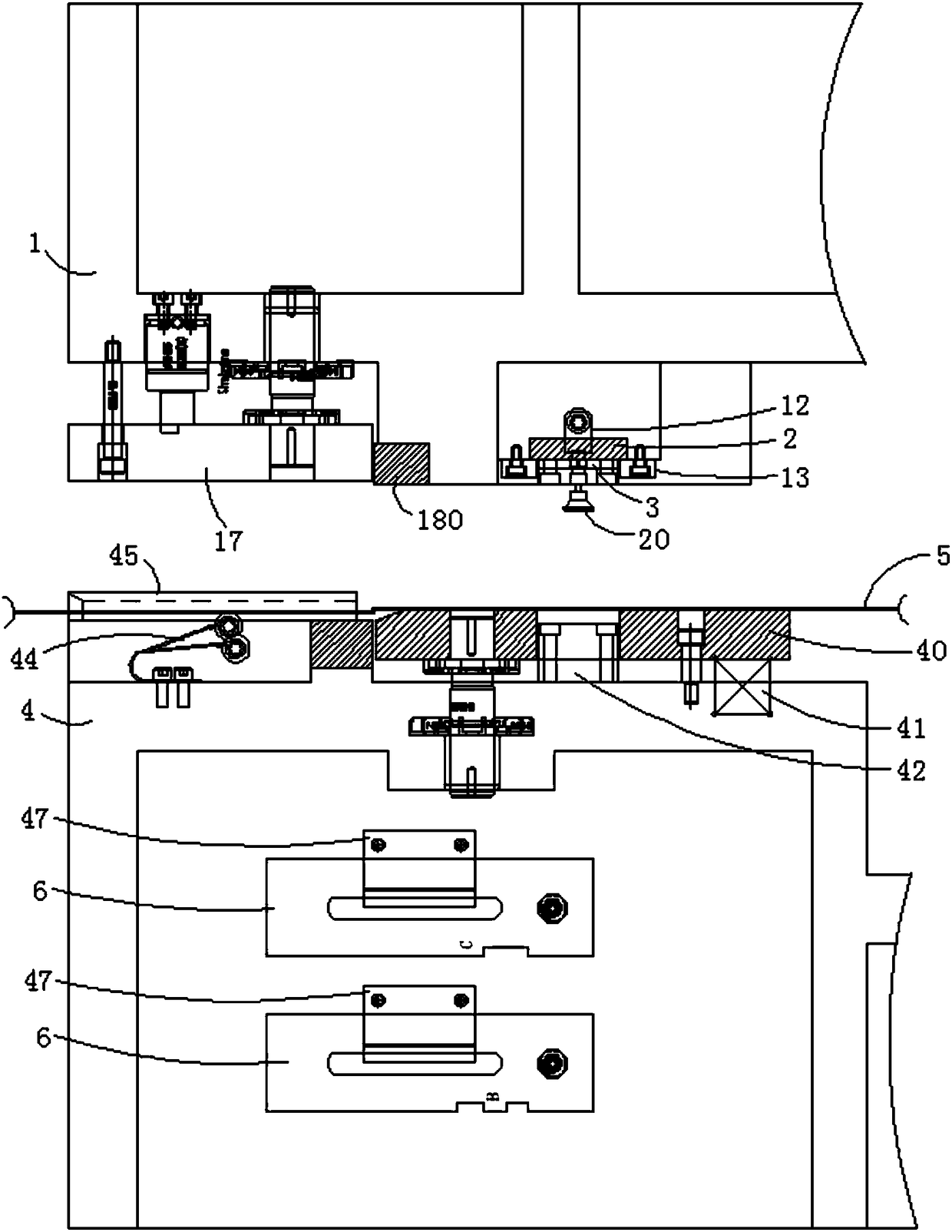 In-mold quick-changing inductive character code structure device