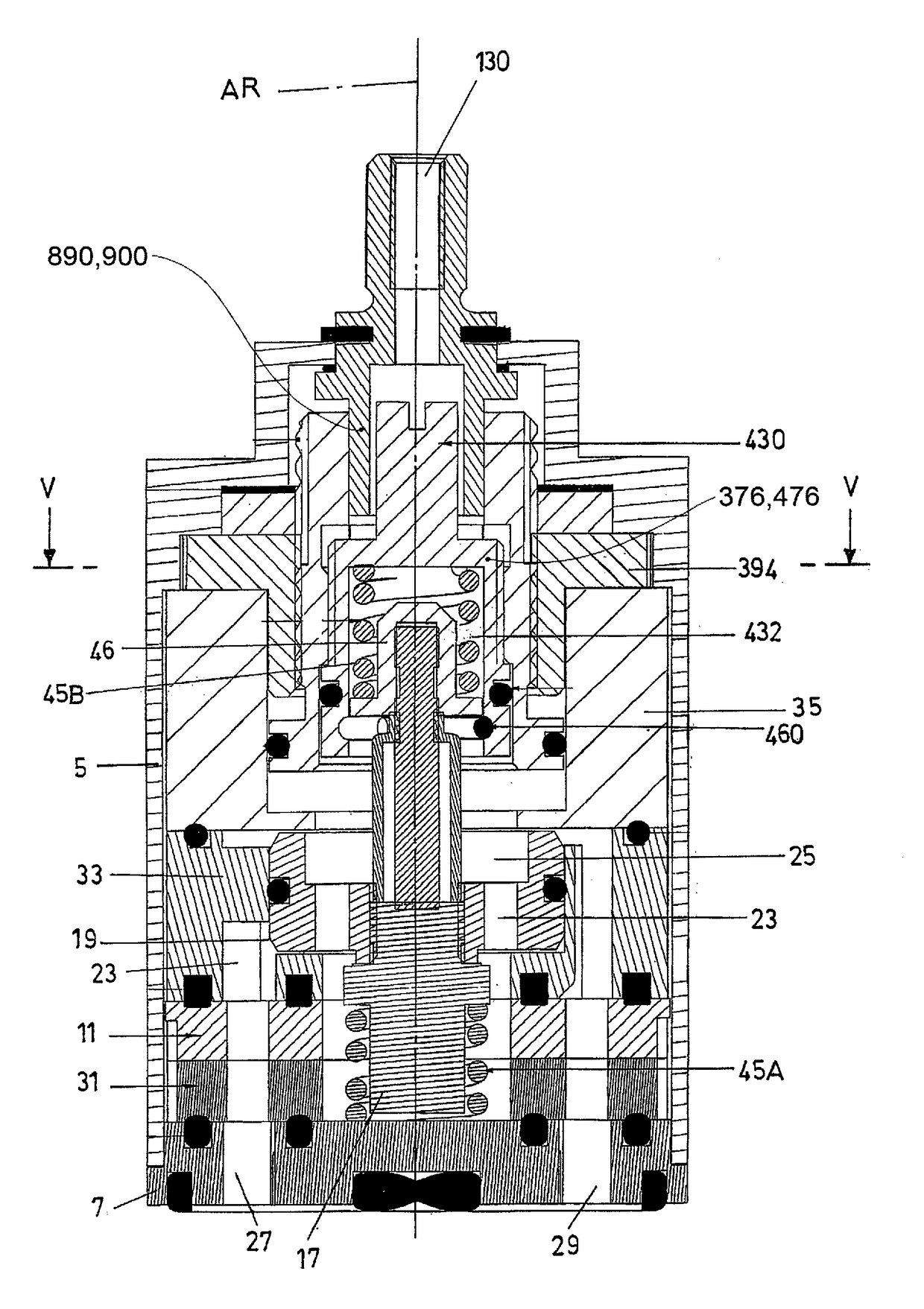 Mixing valve assembly, tap and plant provided with said valve assembly
