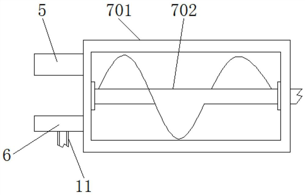 Pest control spraying device capable of adjusting spraying area