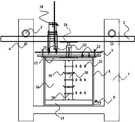 Cone penetration test (CPT) integrated geotechnical packaging bulk pile laboratory model experiment device and method