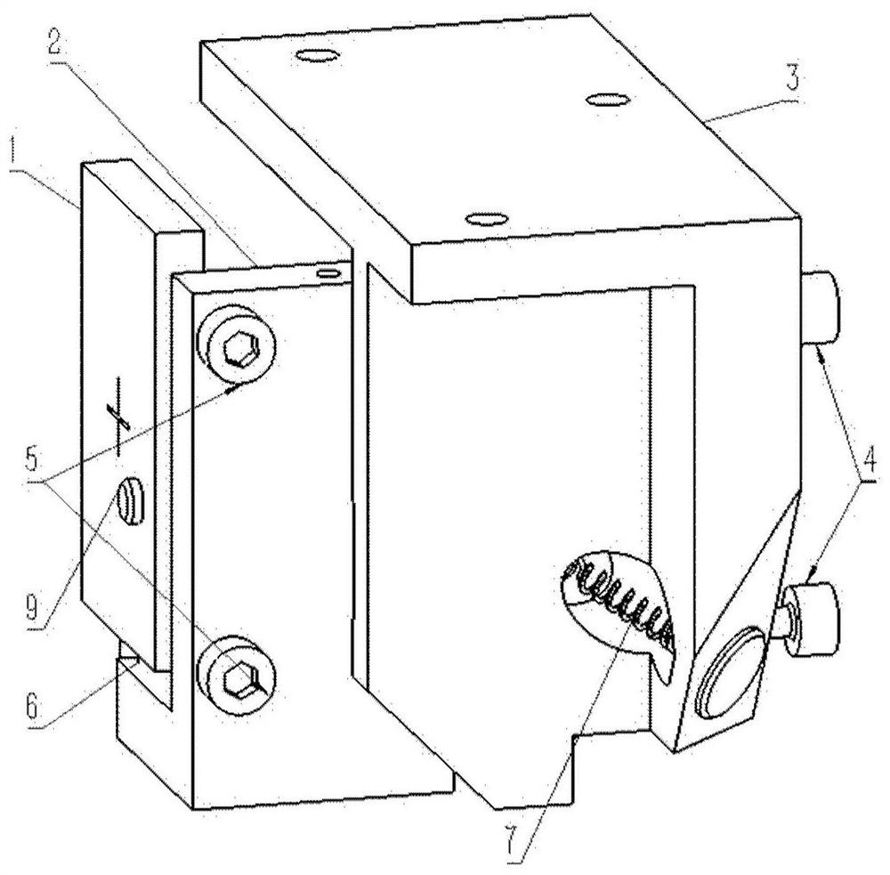 Vacuum-compatible planar optical element adjusting device