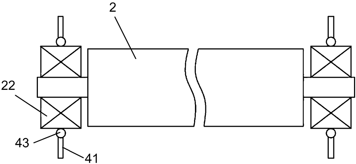 A high-precision anti-jump two-roll rolling mill