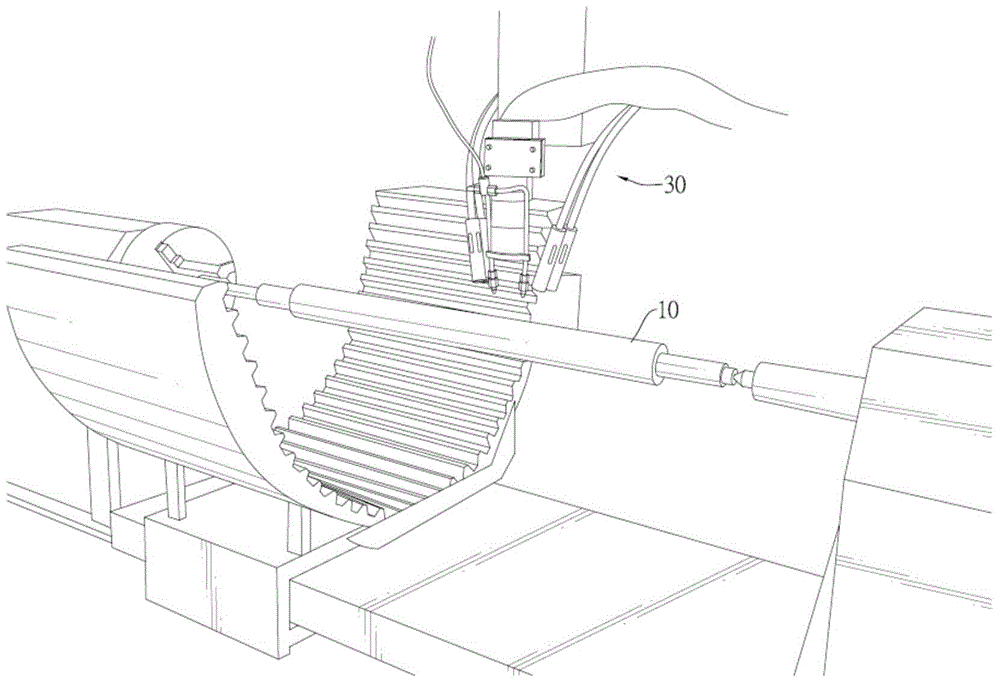 Method for manufacturing transfer printing roller tool with gulf stream pattern