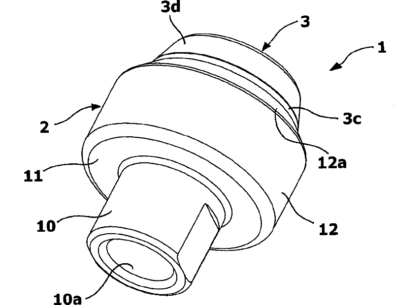 Device for monitoring a vehicle wheel