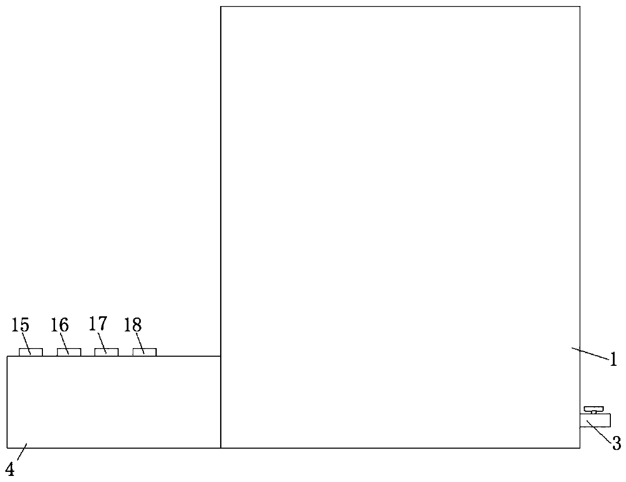 Hot air temperature adjusting bath bucket