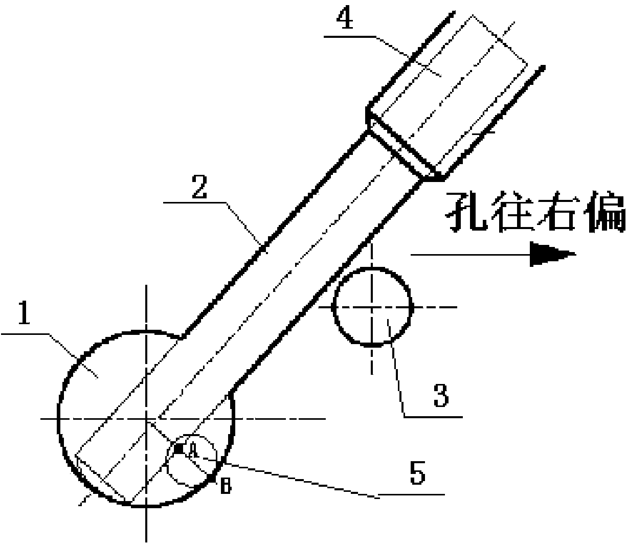 Method for measuring minimum wall thickness between holes