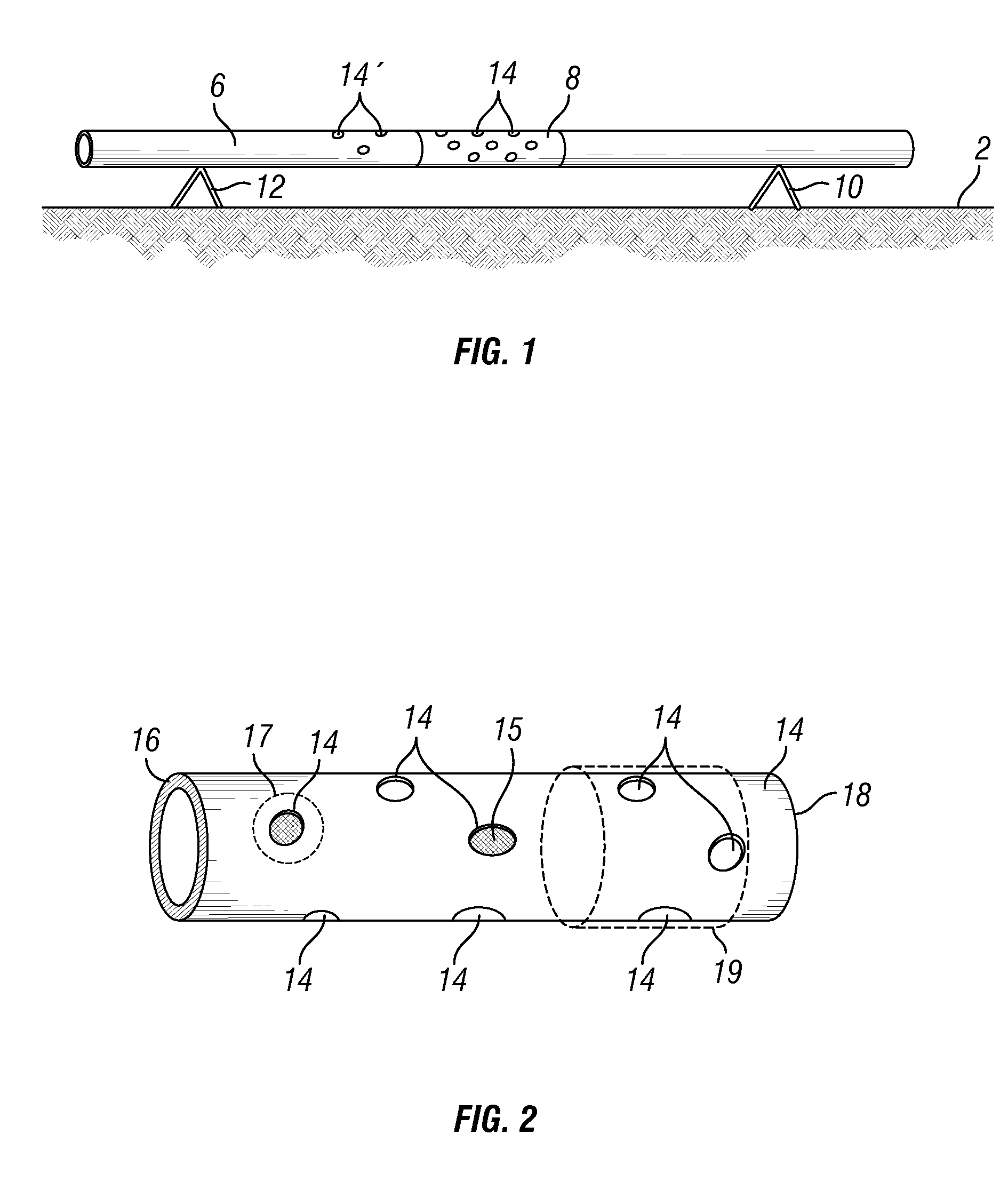 Methods of producing flow-through passages in casing, and methods of using such casing