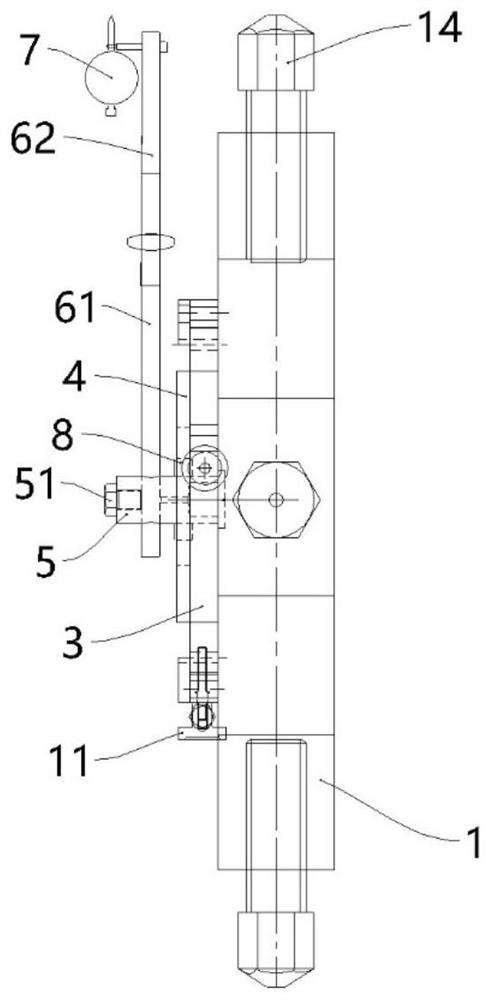 Rapid centering tool for stern tube device