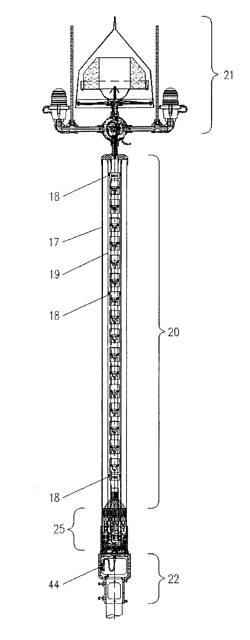 Integrated multipath limiting ground based antenna