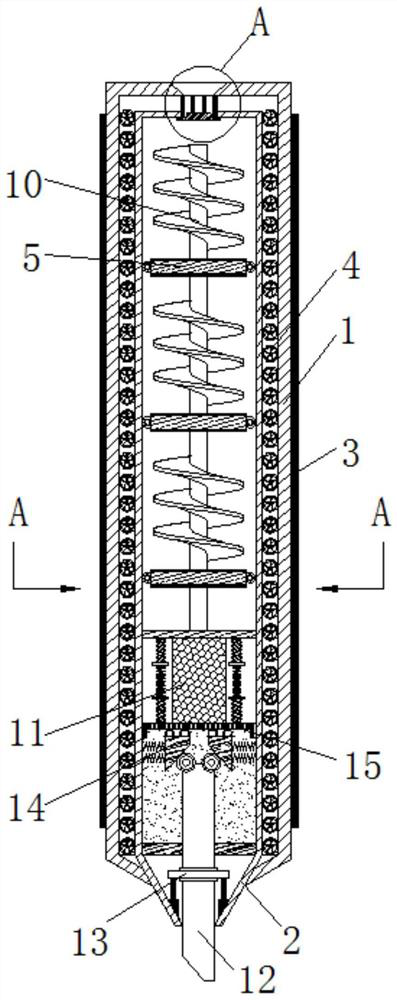 Animation design energy-saving pen device capable of avoiding pigment solidification