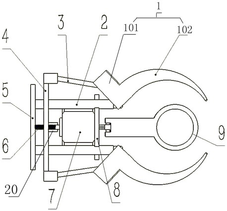 Grabbing force self-balancing adaptive tomato picking manipulator