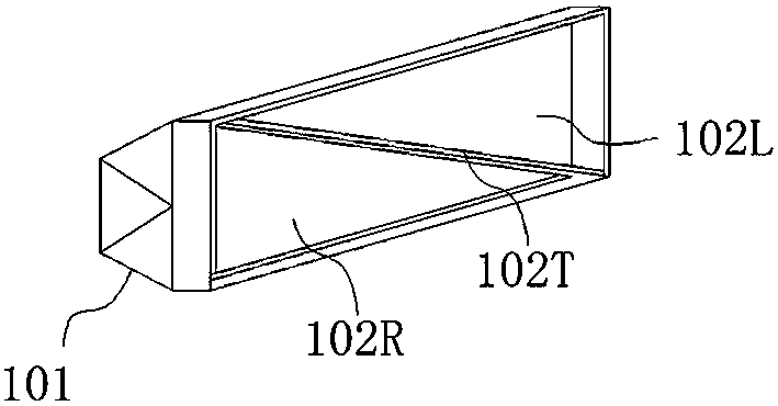 Ultrasonic deviation rectification detection device with surface material and cooling sleeve of heat-proof lining structure