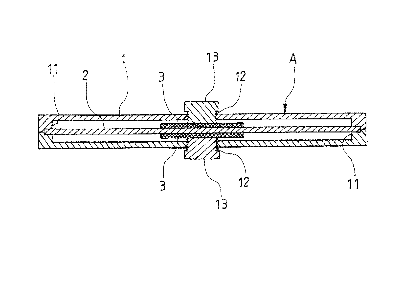 Reverse-phase modulating structure of piezoelectric ceramic speaker