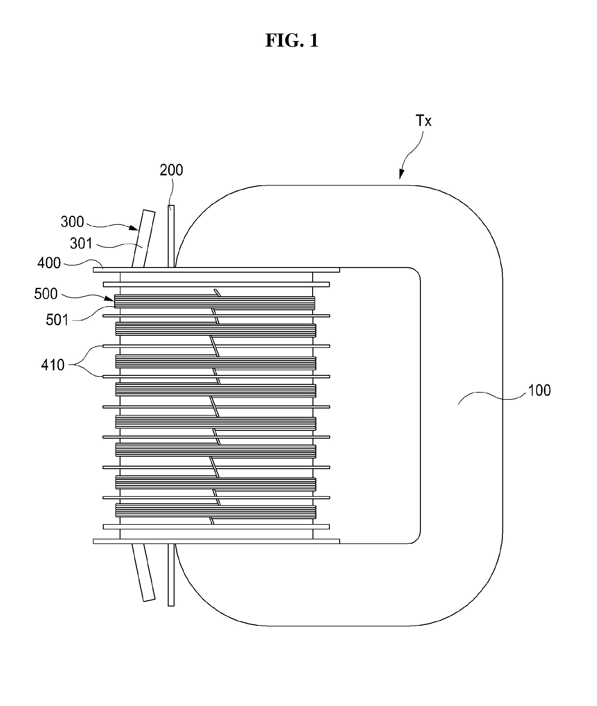 Transformer and high voltage power supply apparatus having the same