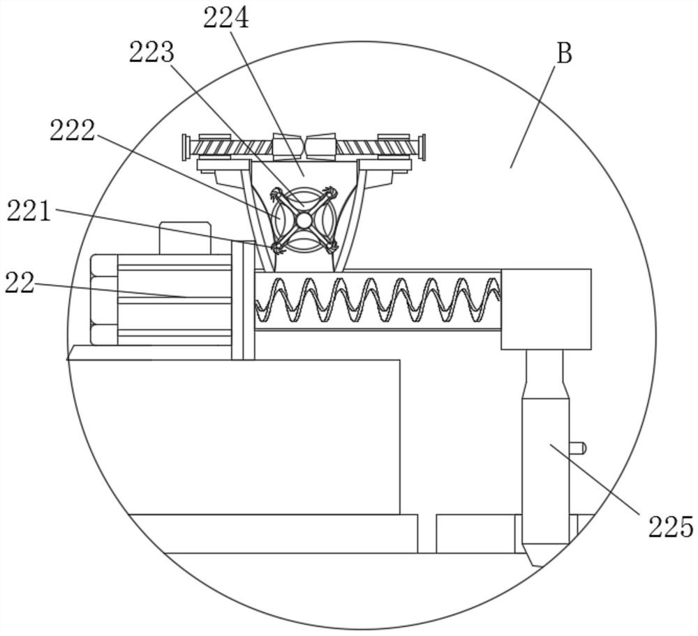 Device and method for continuously preparing small-particle reclaimed rubber with low Mooney rebound