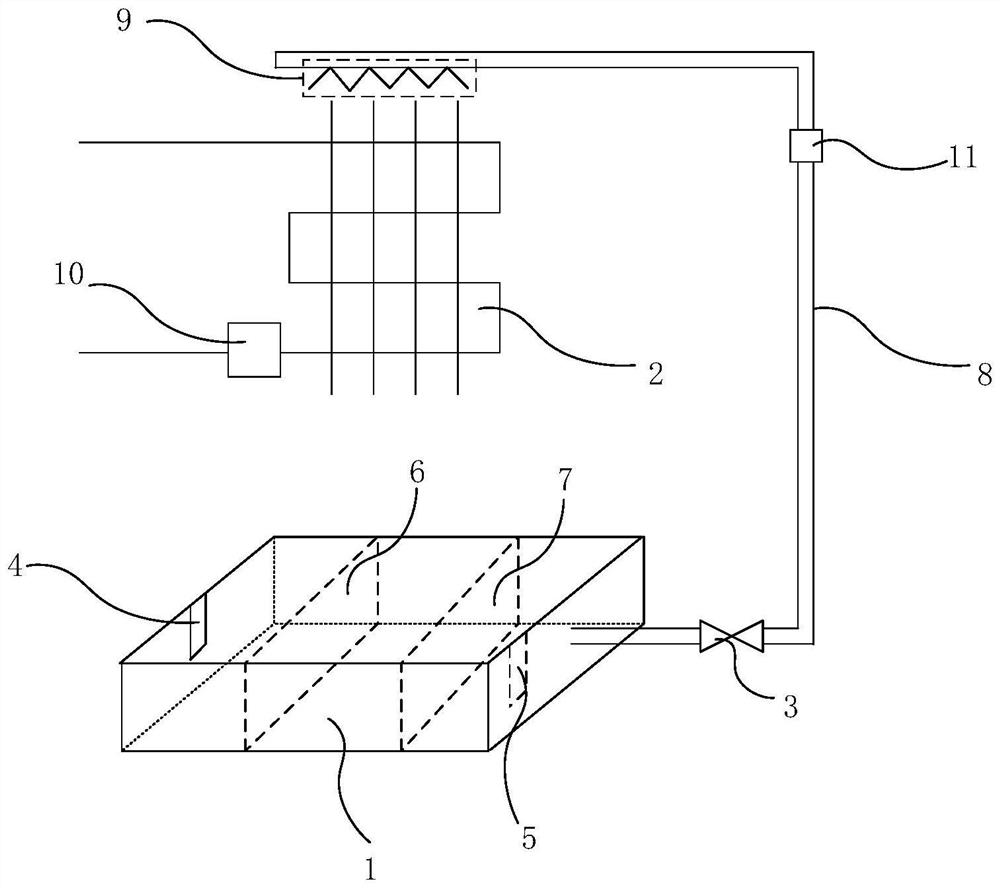 Air source heat pump defrosting method and system