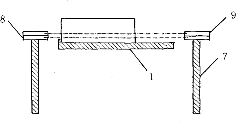 Method for automatically counting volume of wood with rectangular sectional area