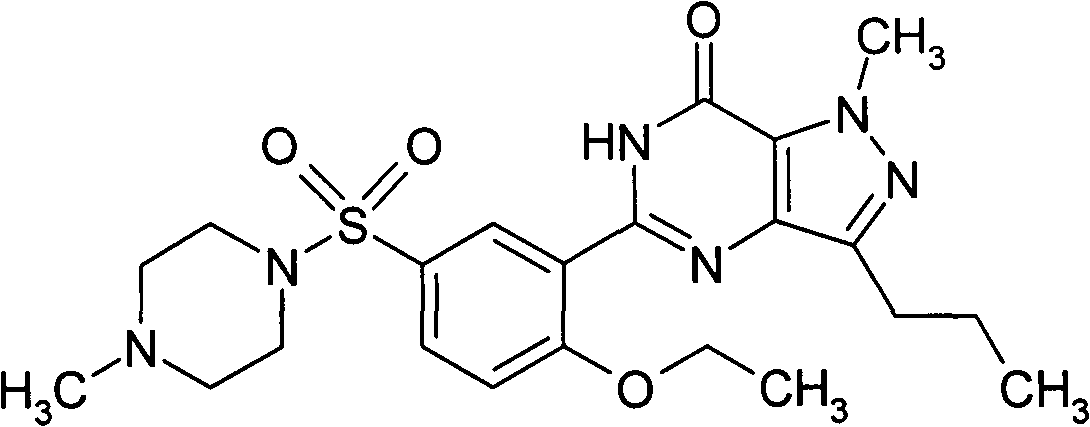 Technique for artificially synthesizing antigen of Sildenafil and derivative thereof
