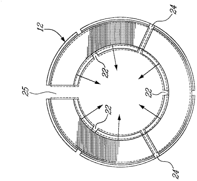 Liquid cooling arrangement for electric