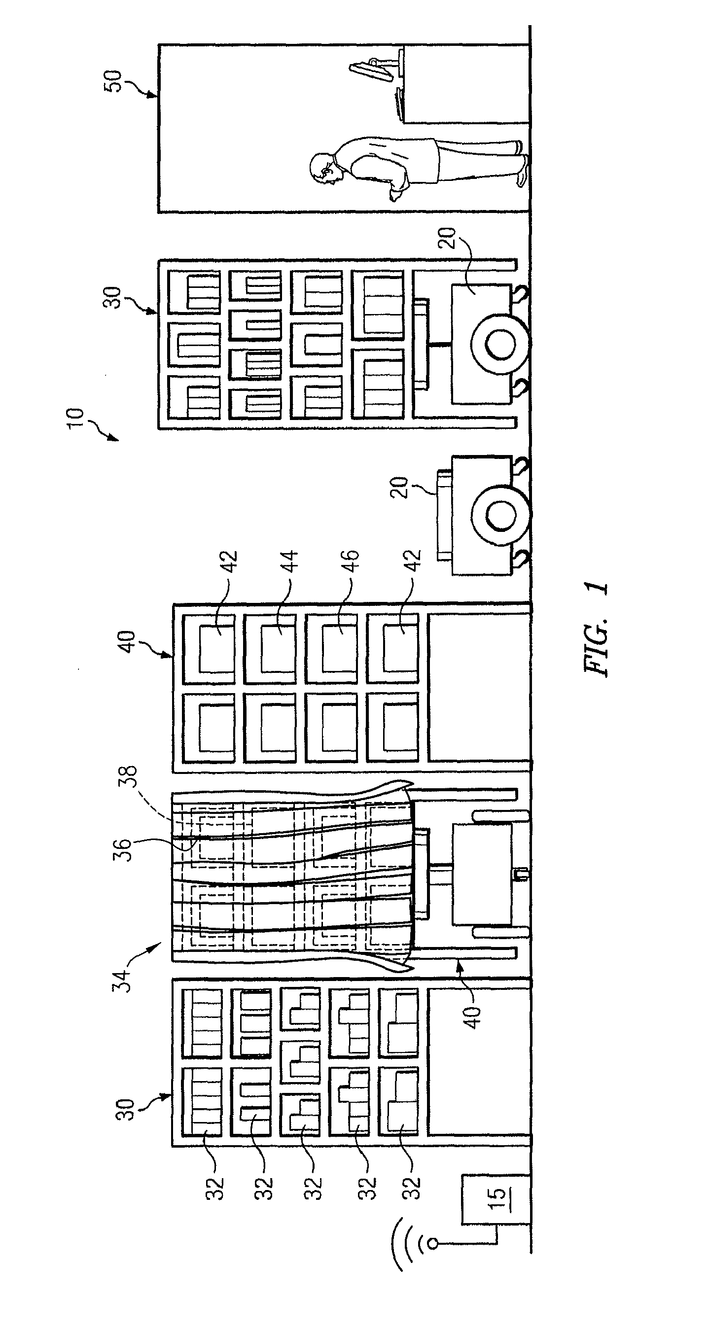 Inventory system with climate-controlled inventory