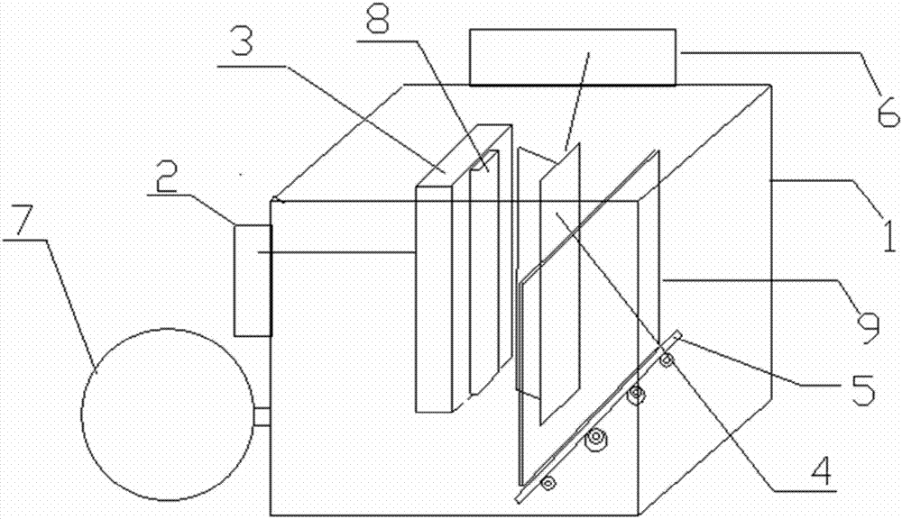 A device for preparing nanoporous film and its application