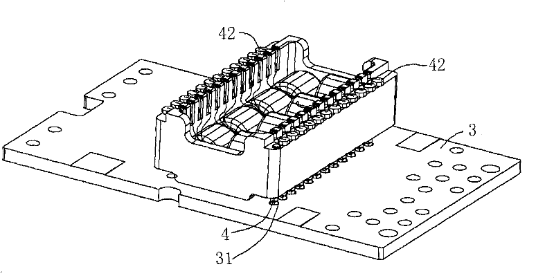 Magnetic connection module and network connector having same
