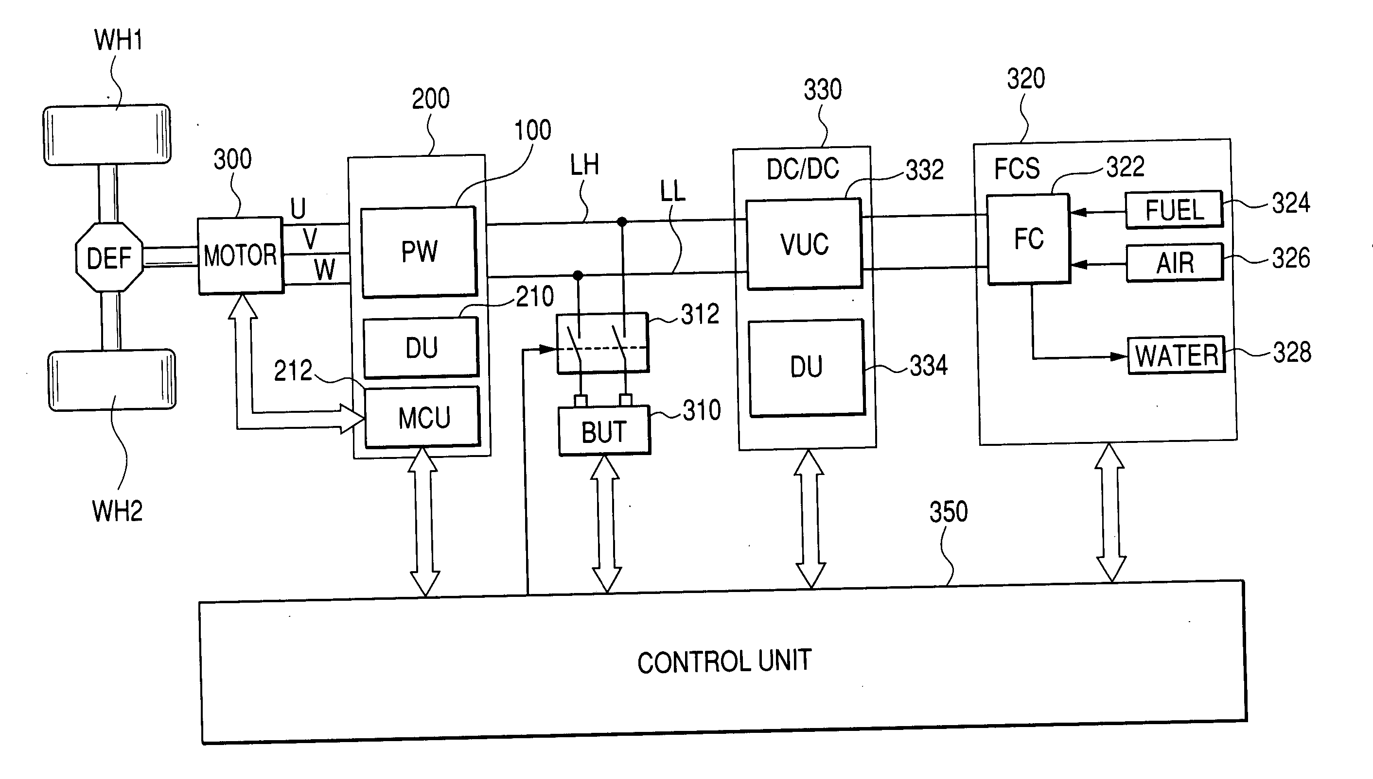 Inverter and vehicle drive unit using the same