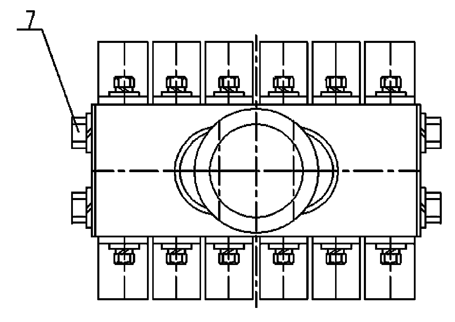 Trigger device of outside high-voltage isolation switch