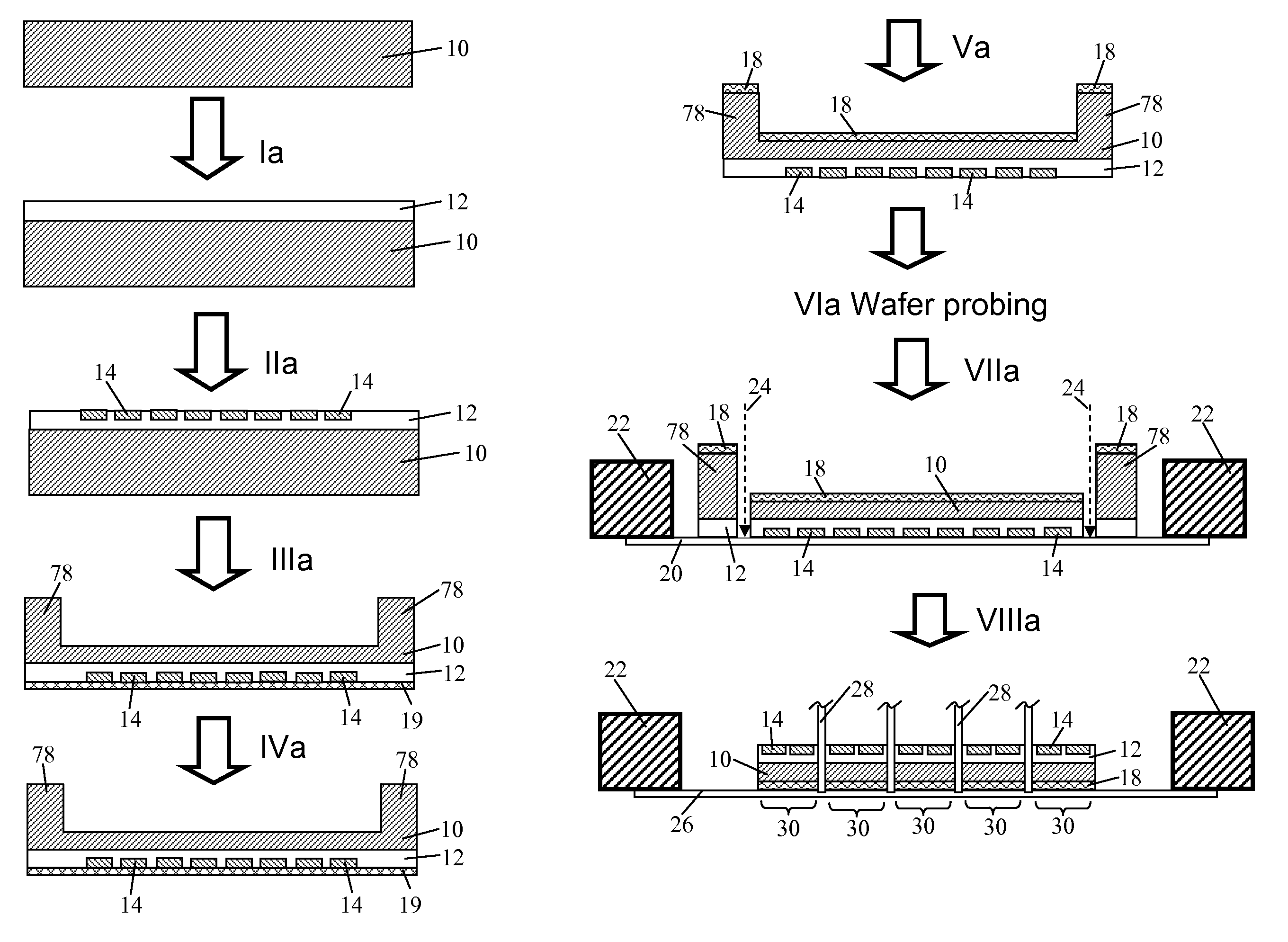 Method of forming ultra thin chips of power devices