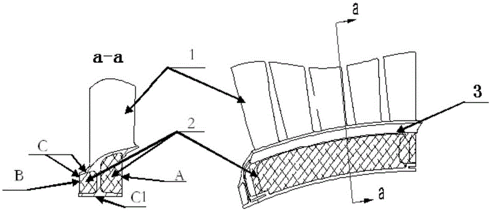 A processing method for guide vane edge plate of aero-engine