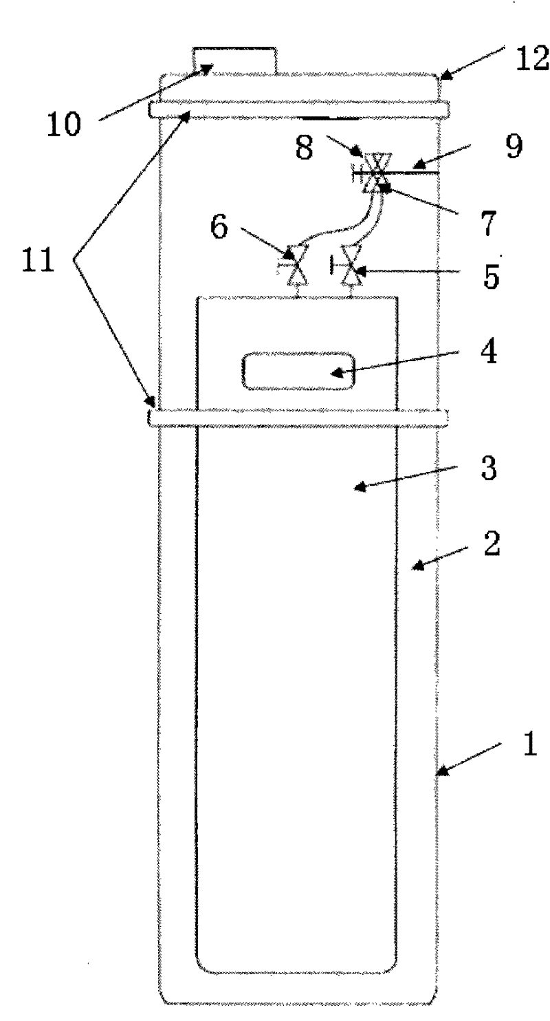 Safe delivery device for special chemicals