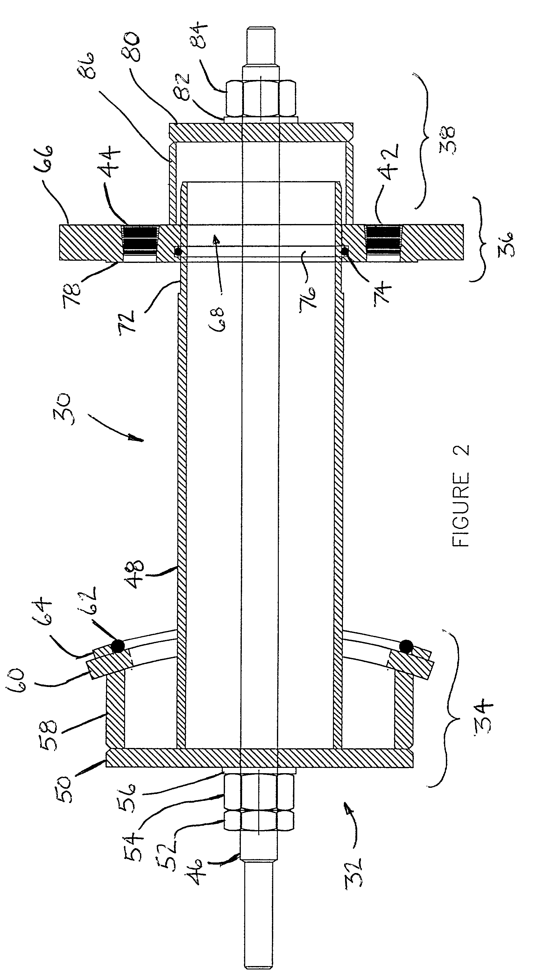Branch pipe/tank nozzle test plug and method of use