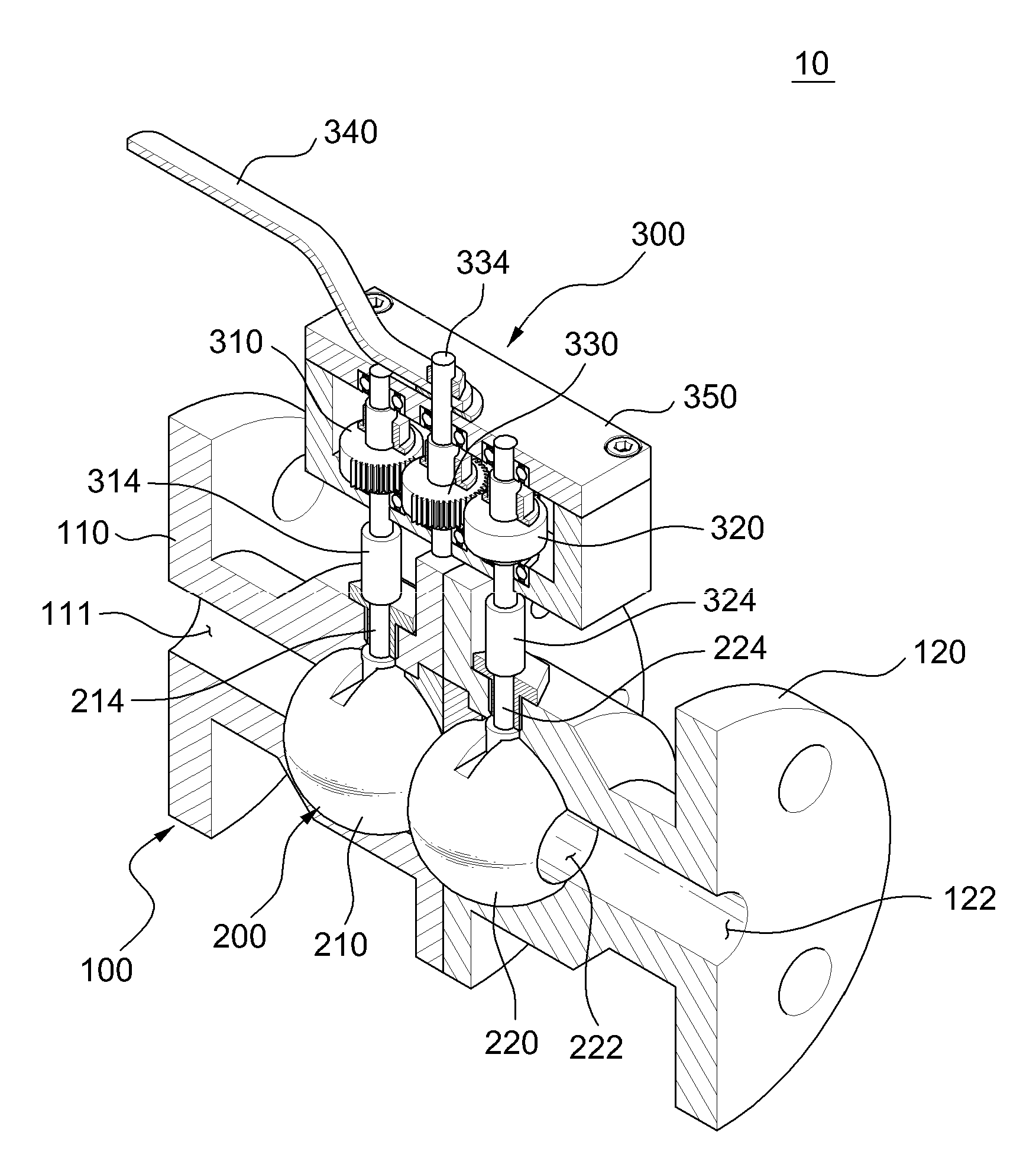 Separable ball valve apparatus and ball valve assembly