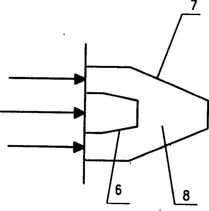 Deep channel type oxidation channel wastewater treatment system