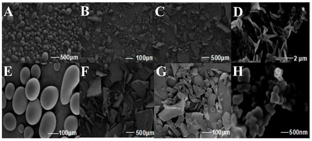 Starch nanoparticles prepared by jet cavitation assisted enzymolysis and preparation method and application