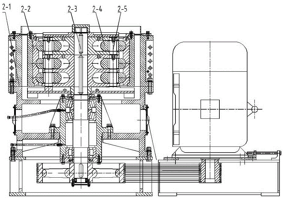 Pressurized self-balancing grinding machine with ultra-large rolls