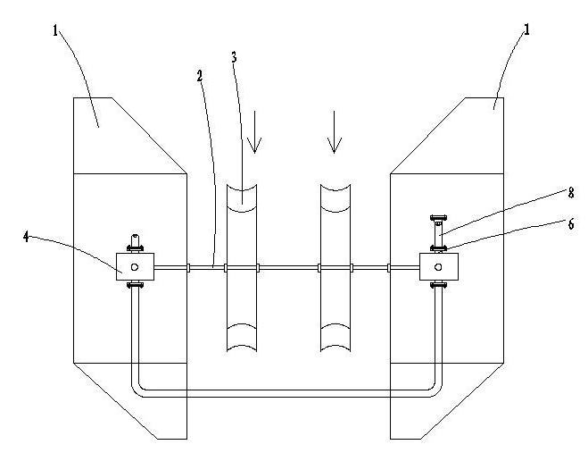 Self-operated water tranmission floater