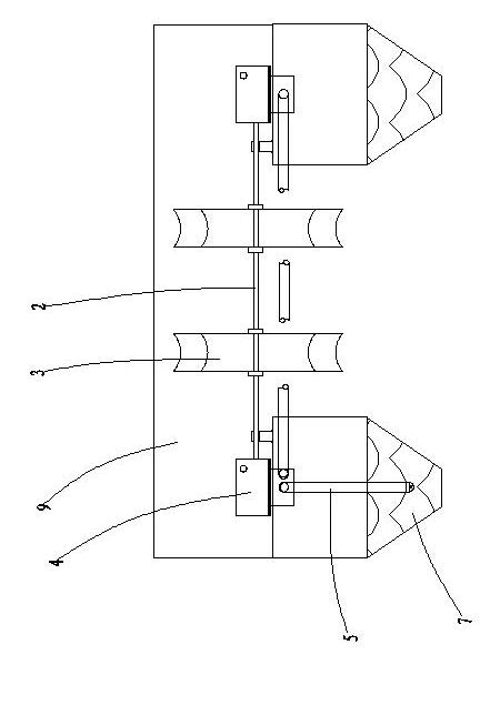 Self-operated water tranmission floater