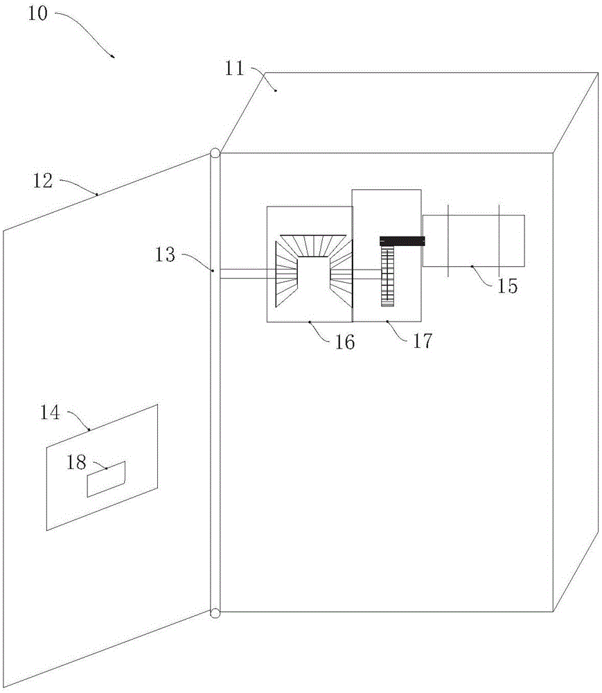 Storage lattice capable of being opened and closed automatically