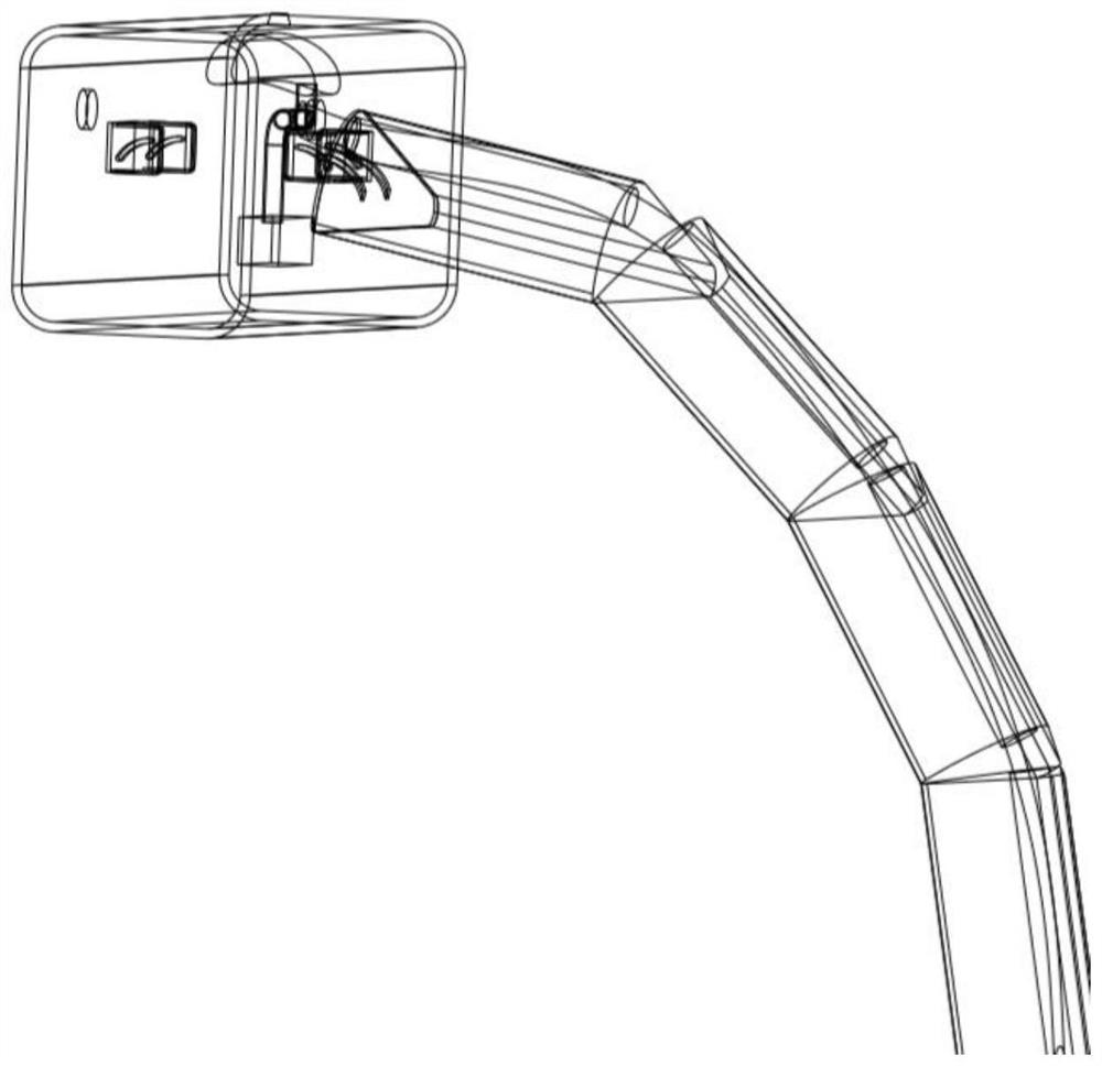 A connection structure of negative pressure folding wings