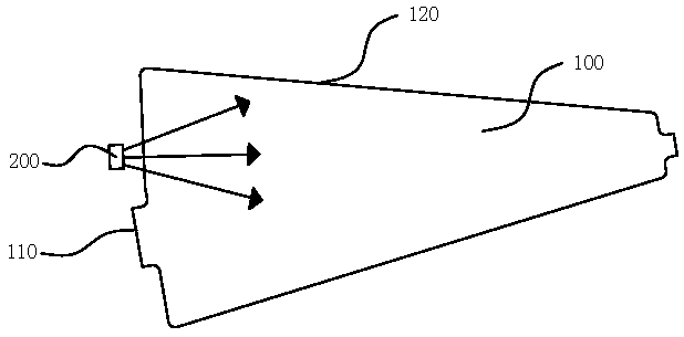 Stage lamp with additional visual effect