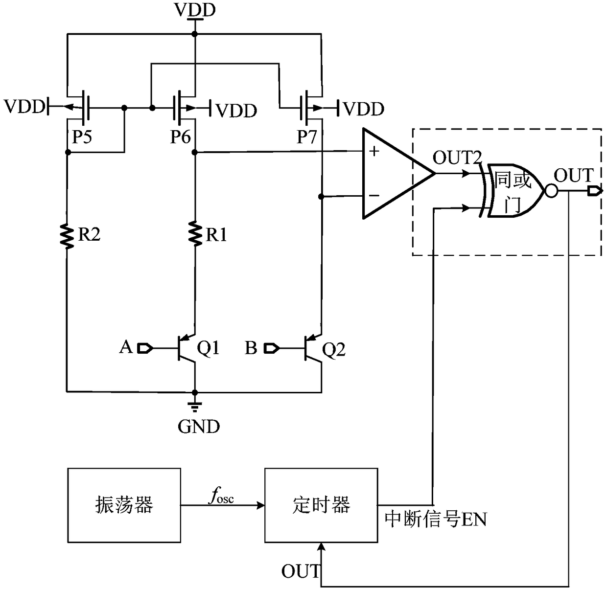 Circuit for realizing polarity turnover of non-polar RS485