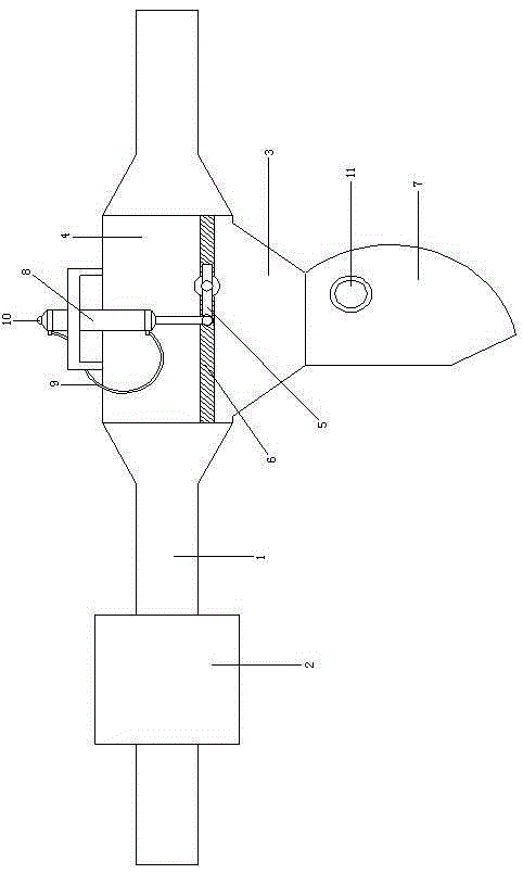 Spark detector for conveying cotton