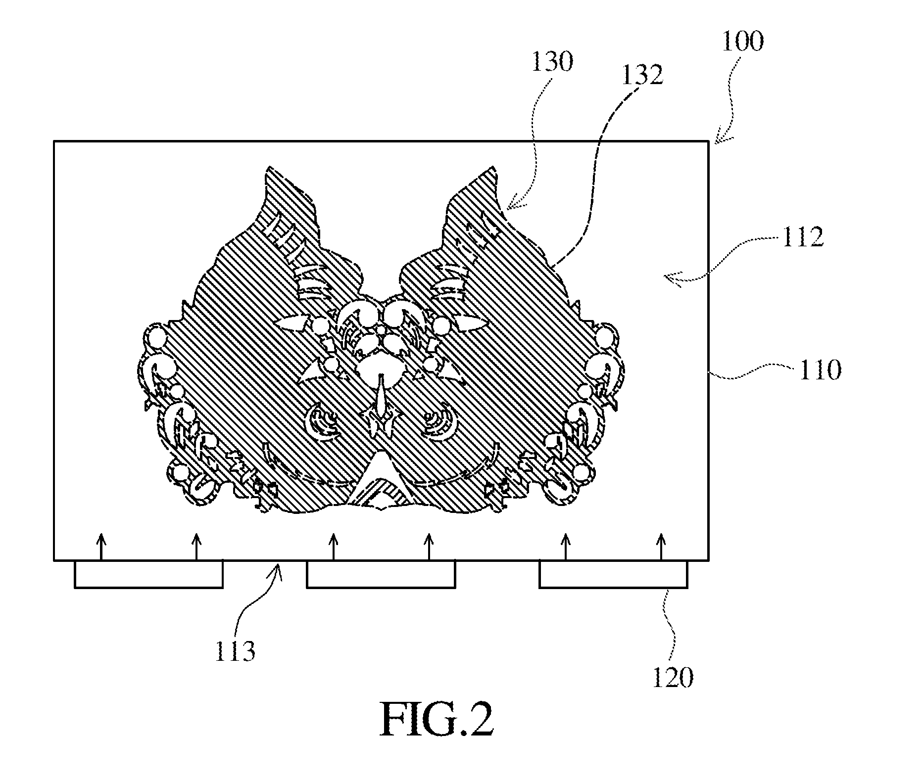 Artistic lighting module and method for manufacturing the same