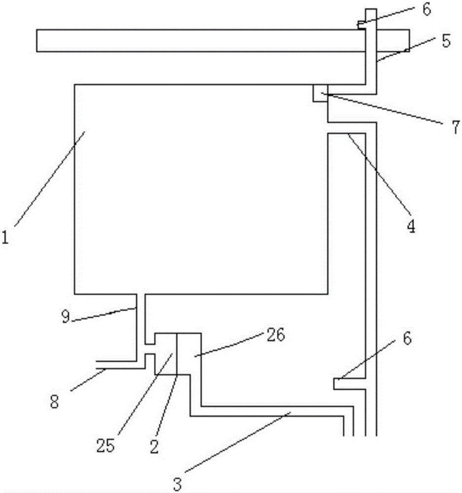 A water reuse system for buildings