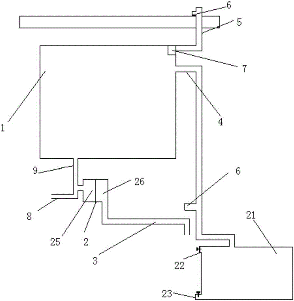 A water reuse system for buildings