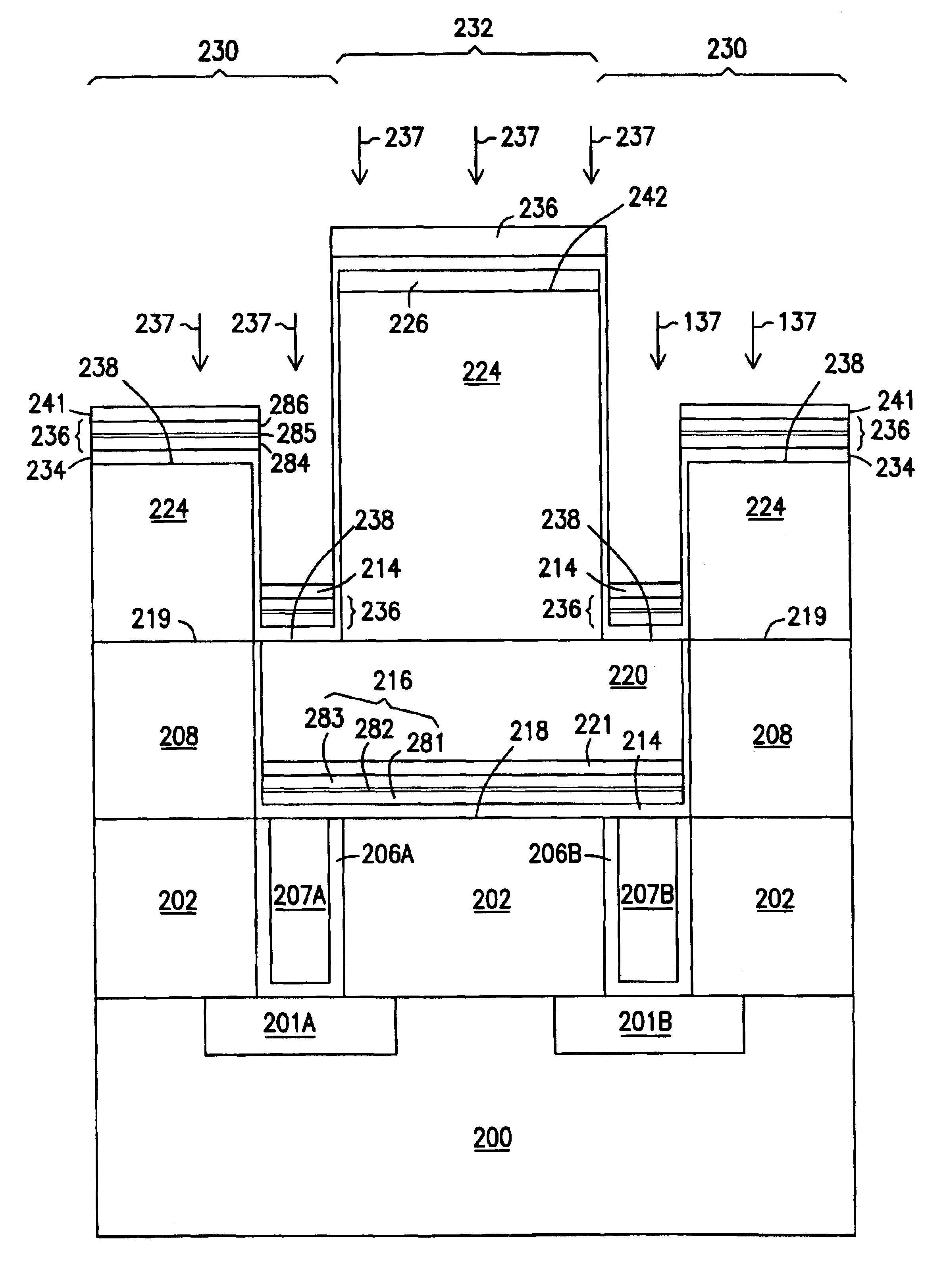 Integrated circuit and seed layers